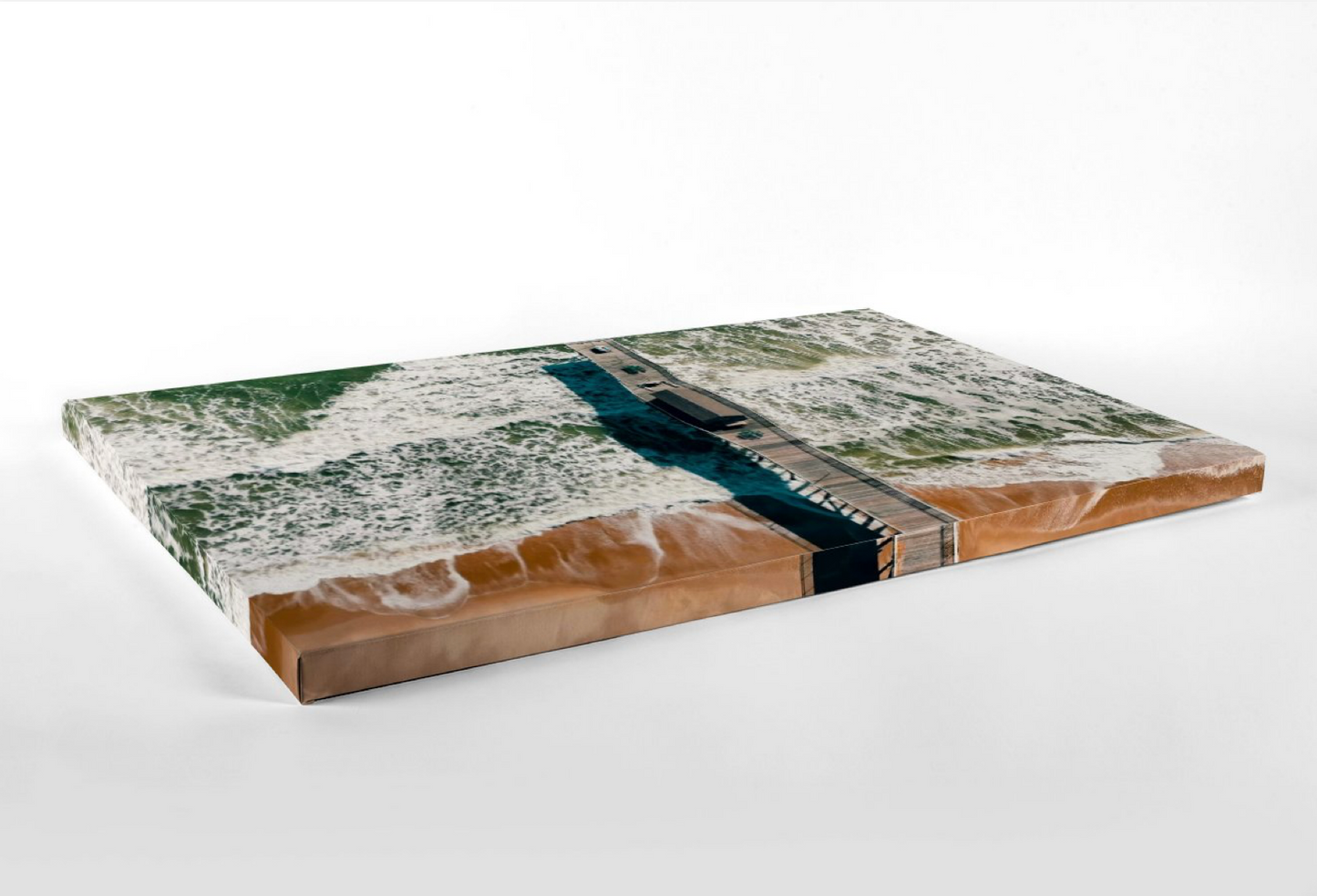 24 x 36 Canvas Wrap of Belmar Fishing Club Pier