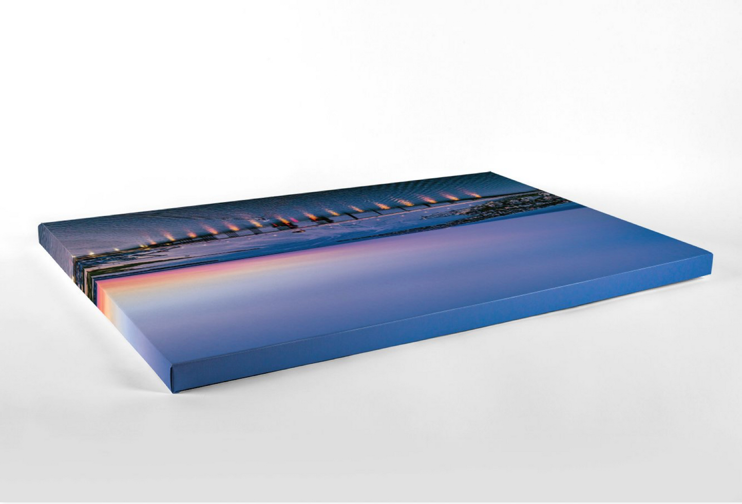 24 x 36 Canvas Wrap of Mantaloking Bridge at Sunset