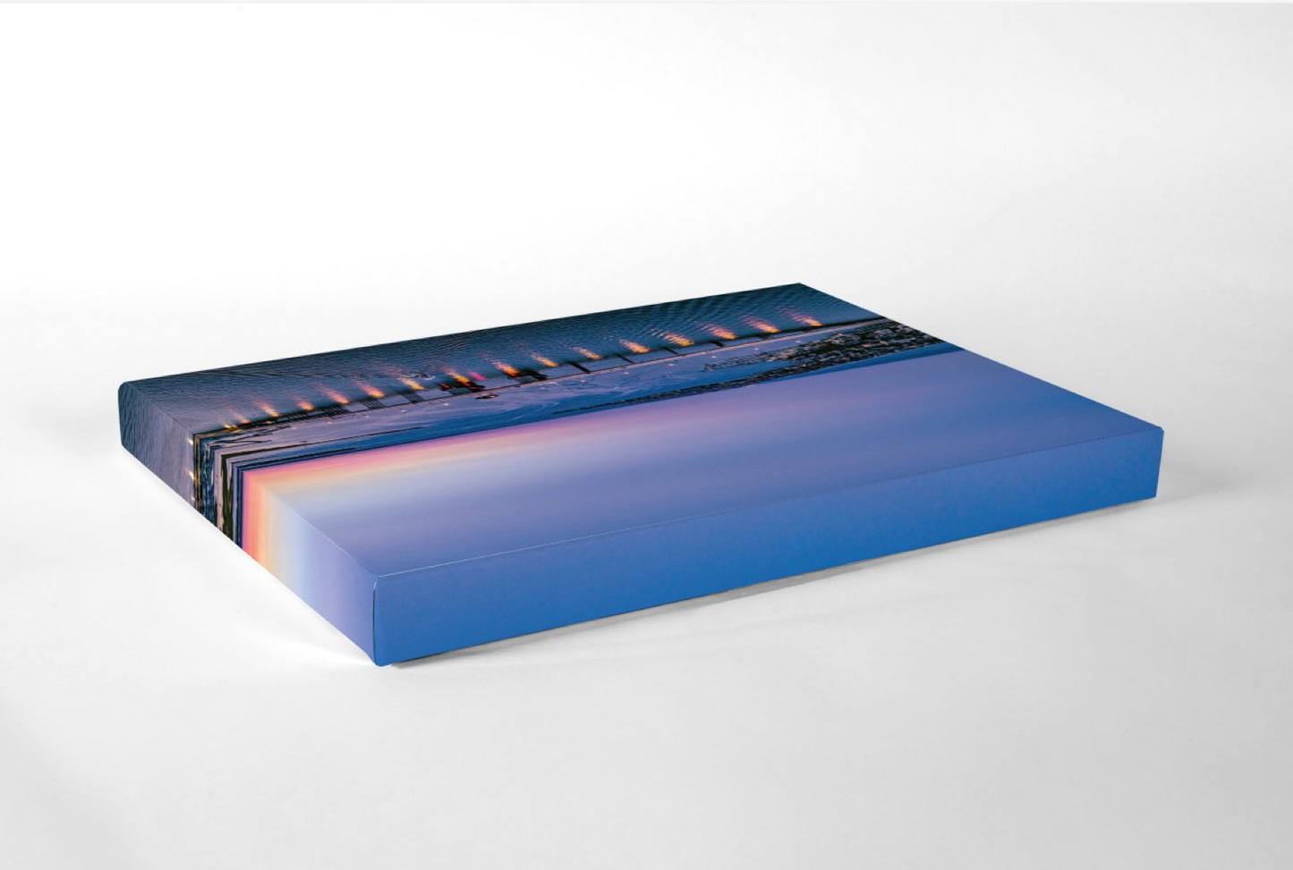 12 x 16 Canvas Wrap of Mantaloking Bridge at Sunset