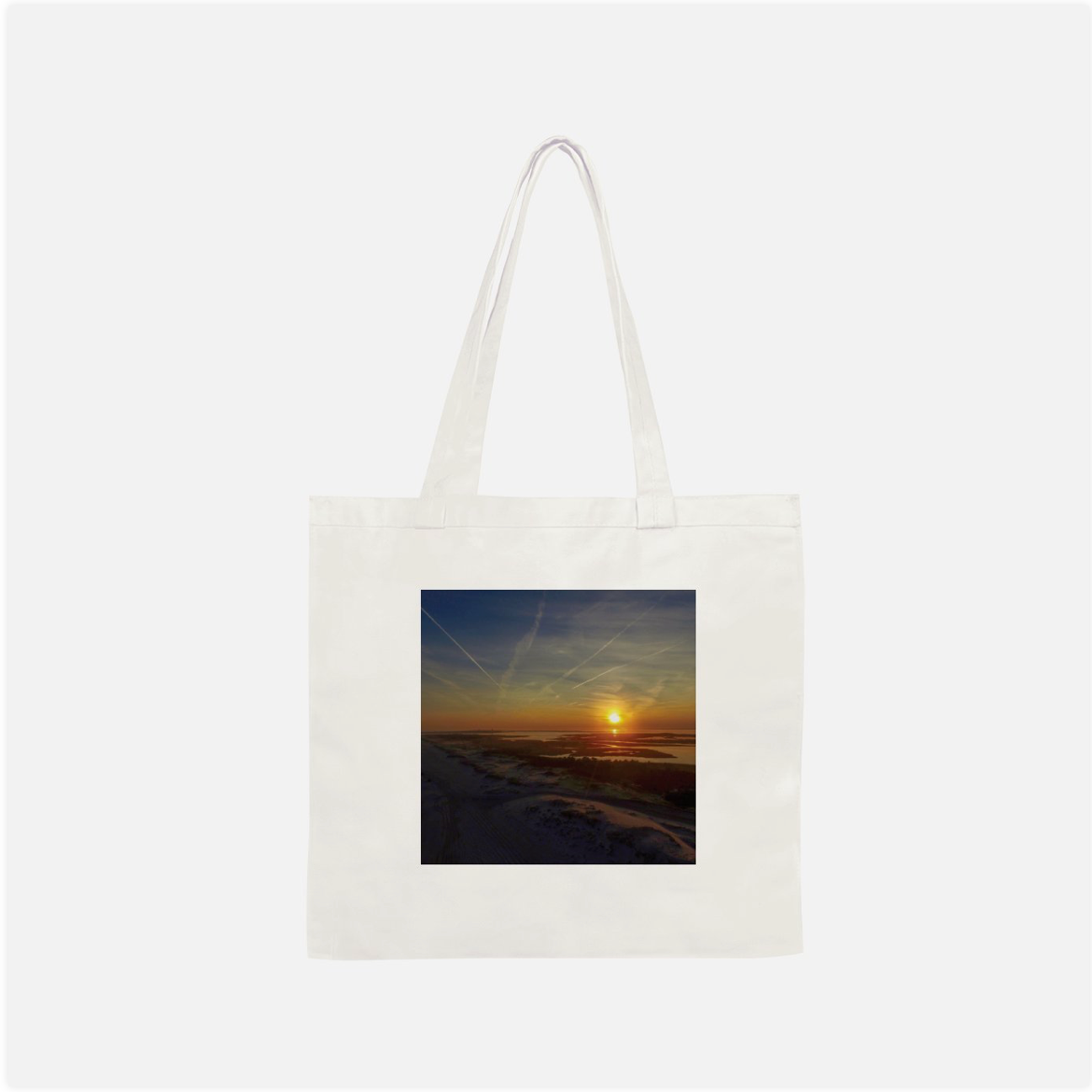 Island Beach State Park Sunset Tote
